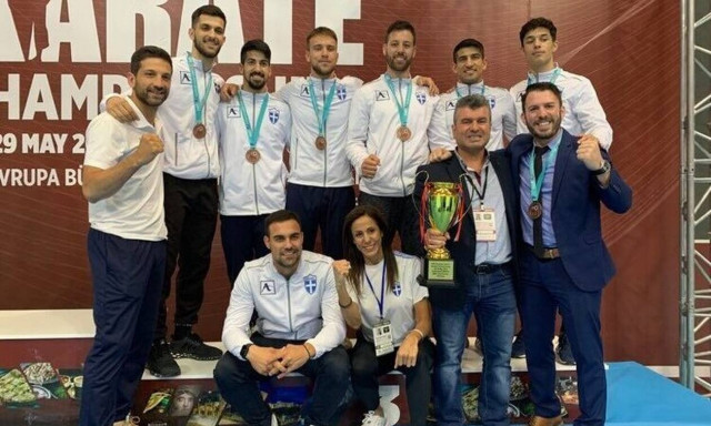 Καράτε: Ονειρεμένη πορεία για την Ελλάδα - Πέμπτη ανάμεσα σε 45 χώρες στο Ευρωπαϊκό Πρωτάθλημα