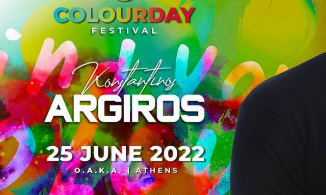O Κωνσταντίνος Αργυρός στο Colourday Festival