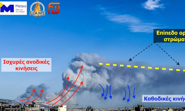 Φωτιά στη Βούλα: Γιατί πήρε τέτοια έκταση η πυρκαγιά – Η ανάλυση του Meteo