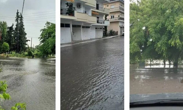 Κακοκαιρία Genesis: Εικόνες Βιβλικής καταστροφής στην Κοζάνη - Οι δρόμοι έγιναν ποτάμια! (vid)