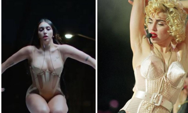 Λούρδη – Μαντόνα: Το μήλο κάτω από τη μηλιά! Φόρεσε κορμάκι που θύμισε τη μαμά της στα ‘90s