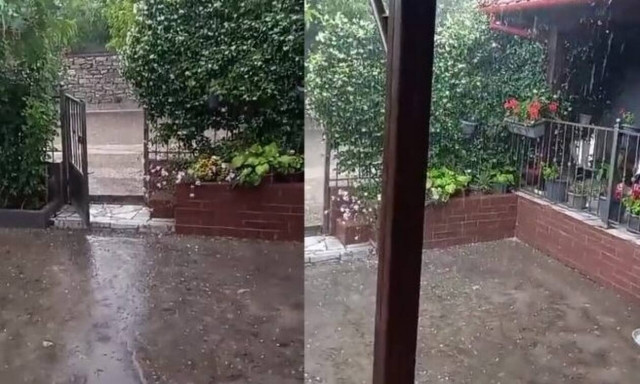 Κακοκαιρία Genesis: Χαλαζόπτωση στις περιοχές της Αγιάς και του δήμου Κιλελέρ στη Λάρισα (vid)