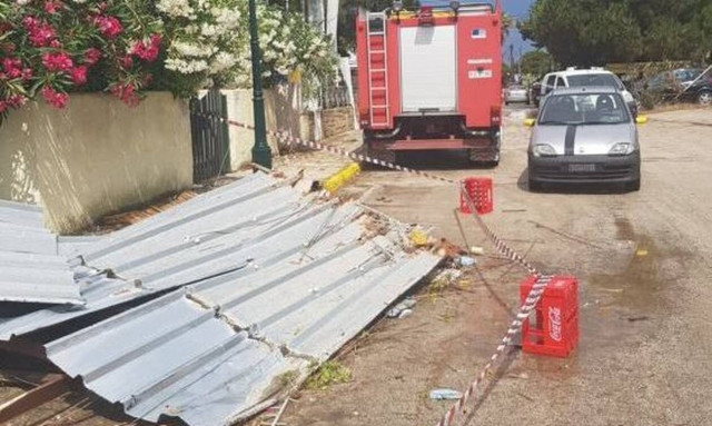 Κακοκαιρία Genesis - Κέρκυρα: Ανεμοστρόβιλος κατέστρεψε τα πάντα στο πέρασμα του