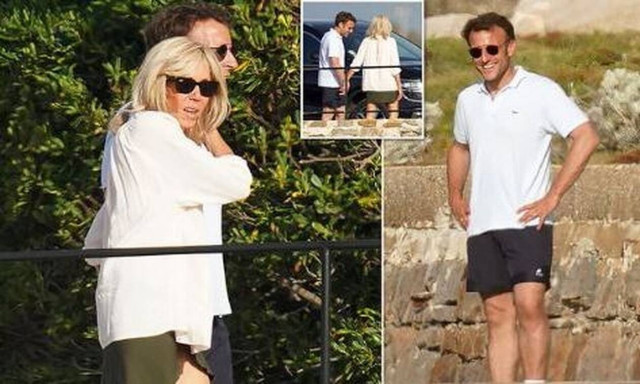 Γαλλία: Οι διακοπές των Μακρόν στην Κυανή Ακτή – Με σορτς ο Γάλλος πρόεδρος