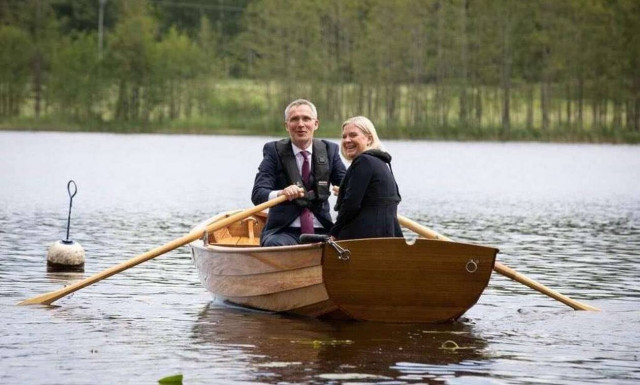 Βαρκάδα Στόλτεμπεργκ με την Σουηδή πρωθυπουργό - Τι είπαν για την ένταξη της χώρας στο ΝΑΤΟ