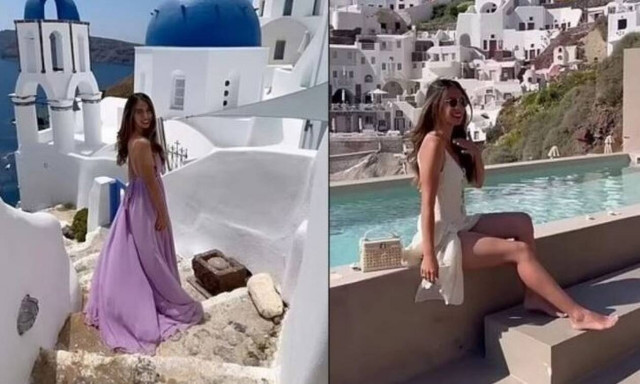 Blogger ταξιδιών δείχνει τη διαφορά μεταξύ instagram και πραγματικότητας στη Σαντορίνη