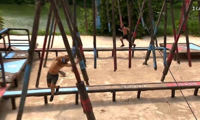 Survivor: Σωριάστηκε στο έδαφος ο Νίκος μετά από χτύπημα στο κεφάλι (vid)