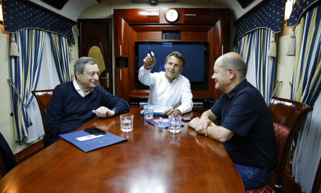 Ουκρανία: Συναγερμός ήχησε στο Κιέβο, μετά την άφιξη των τριών ευρωπαίων ηγετών