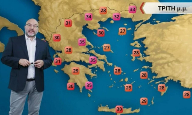 Καιρός - Προειδοποίηση Αρναούτογλου: Εκρηκτικό καιρικό κοκτέιλ - Καύσωνας και μπουρίνια