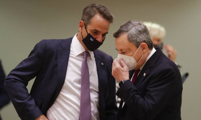 Μητσοτάκης - Ντράγκι θα ζητήσουν πλαφόν στη χονδρική τιμή φυσικού αερίου εν όψει Συνόδου Κορυφής