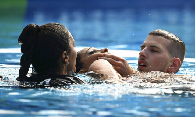 Παγκόσμιο Πρωτάθλημα υγρού στίβου: Video από τη συγκλονιστική διάσωση της Ανίτα Άλβαρεζ