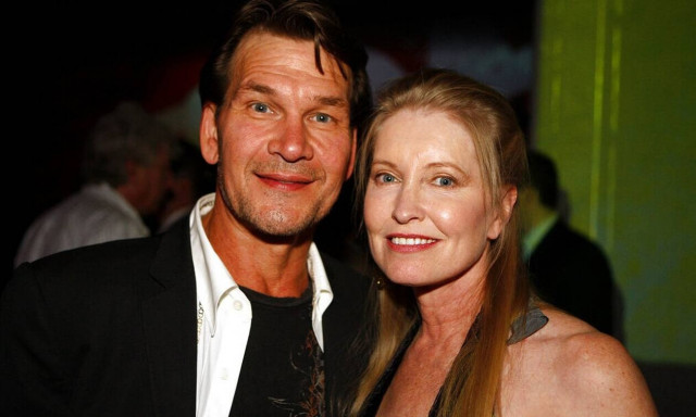 Ο Πάτρικ Σουέιζι με τη σύζυγό του Λίζα 