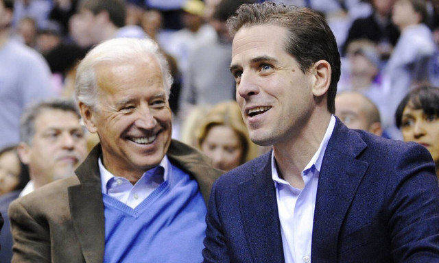 Ο Τζο Μπάιντεν με το γιο του Χάντερ