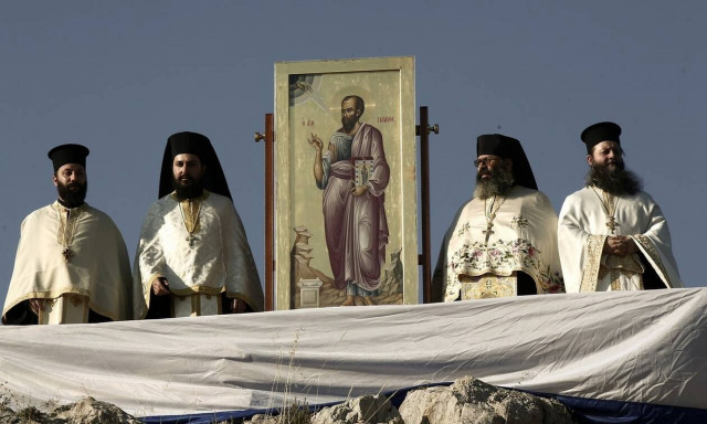 Με μεγαλοπρέπεια εορτάστηκε η μνήμη του Αποστόλου των Εθνών Παύλου, ιδρυτή της Εκκλησίας της Ελλάδος