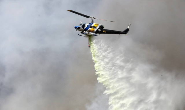 Φωτιά σε εξέλιξη στην Ασωπία Βοιωτίας - Επιχειρούν επίγειες και εναέριες δυνάμεις