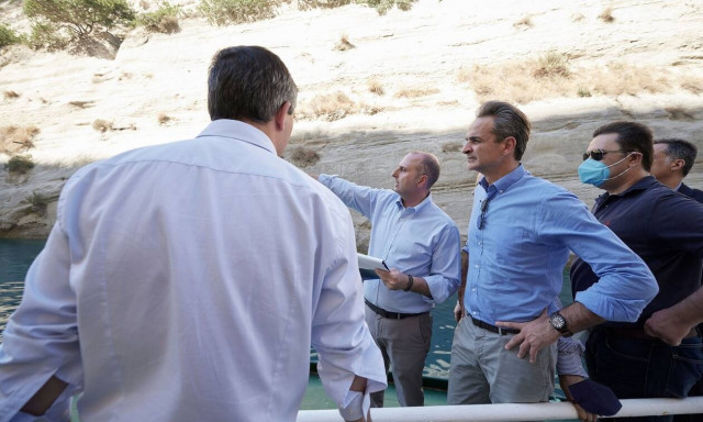 Μητσοτάκης από Διώρυγα της Κορίνθου: Έργο-σύμβολο ταυτισμένο απόλυτα με τον εκσυγχρονισμό της χώρας