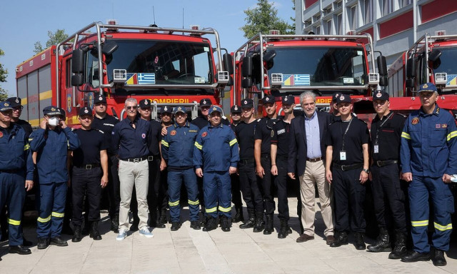 Πυροσβεστική: Ήρθαν οι Ρουμάνοι πυροσβέστες