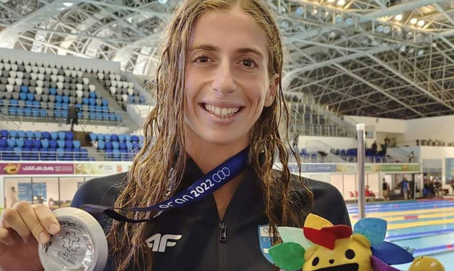 Μεσογειακοί Αγώνες: «Ασημένια» η Ντουντουνάκη στα 100μ. πεταλούδα – Το τρίτο μετάλλιο της