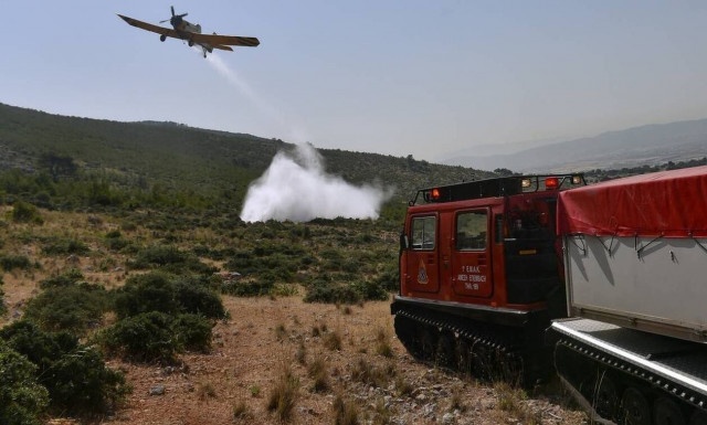 Πορτοκαλί συναγερμός: Ο χάρτης πρόβλεψης κινδύνου πυρκαγιάς για τη Δευτέρα 4 Ιουλίου (pic)