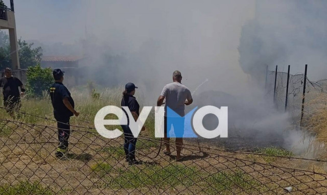 Φωτιά τώρα στο Μουσείο της Ερέτριας