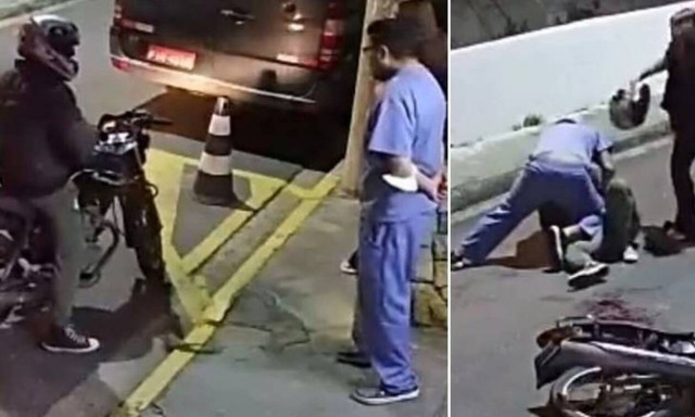 Ζευγάρι στην Βραζιλία πλάκωσε στο ξύλο επίδοξο ληστή που τους απειλούσε με ψεύτικο όπλο