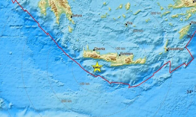 Σεισμός κοντά στη Γαύδο (pics)