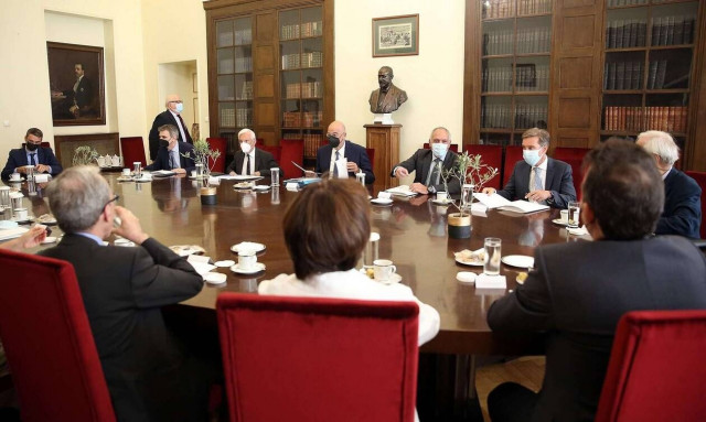 Συνάντηση Νίκου Δένδια με αντιπροσωπεία του ΕΛΙΑΜΕΠ