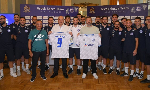 Με τον ΟΠΑΠ στο πλευρό της η Ελληνική Ομάδα στο SOCCA World Cup 2022 - Δείτε τη φανέλα που θα φοράει