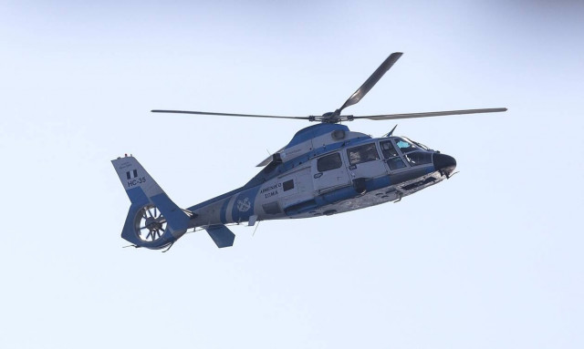 Βίντεο από το σημείο που έπεσε το ελικόπτερο στην Σάμο