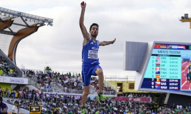 «Ασημένιος» ο Μίλτος Τεντόγλου - Έχασε το χρυσό στο τελευταίο άλμα