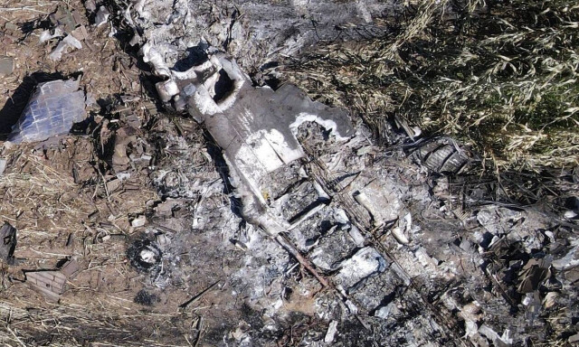 Πτώση Antonov στην Καβάλα: Η αποκλειστική εικόνα του Newsbomb.gr από τα συντρίμμια του αεροσκάφους