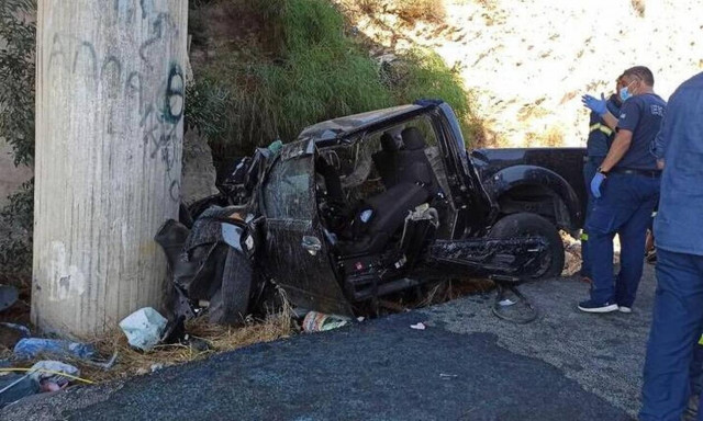 Θανατηφόρο τροχαίο στο Ηράκλειο  – Το κοντέρ «κόλλησε» στα 160 χιλιόμετρα 