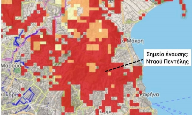 Αστεροσκοπείο Αθηνών: Είχαμε ενημερώσει από τις 18 Ιουλίου για κίνδυνο πυρκαγιάς στην Πεντέλη