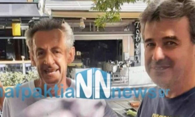 Νικολά Σαρκοζί: Στη Ναύπακτο για τζόκινγκ ο πρώην πρόεδρος της Γαλλίας