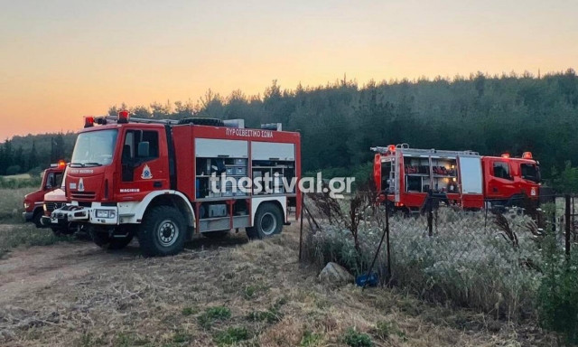Θεσσαλονίκη: Μία προσαγωγή για τη φωτιά στο Σέιχ Σου