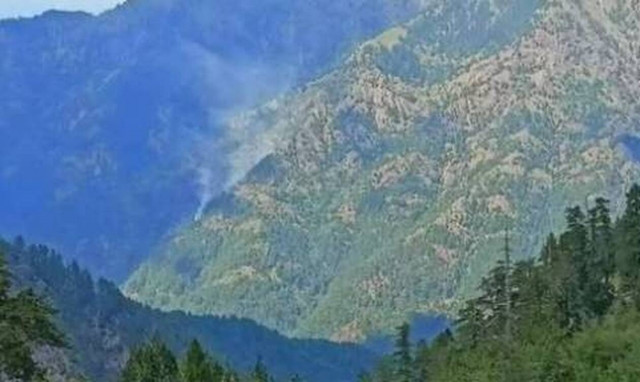 Φωτιά στα Γρεβενά: Οι φλόγες έφτασαν στον εθνικό δρυμό Βάλια Κάλντα