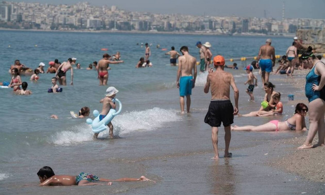 Sunny weather and more high temperatures on Monday