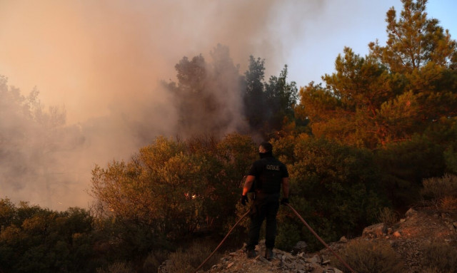 Φωτιά σε εξέλιξη στη Νεστάνη Αρκαδίας