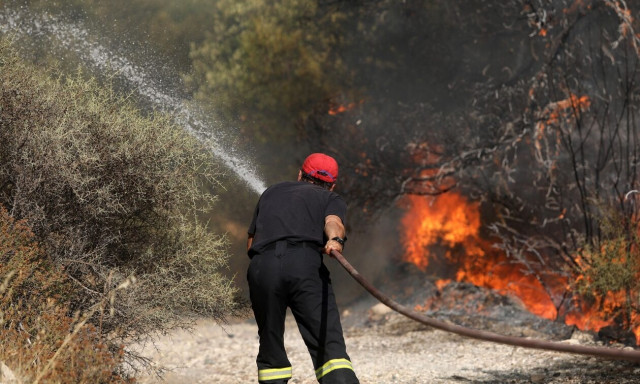 Φωτιά στη Ζίτσα Ιωαννίνων