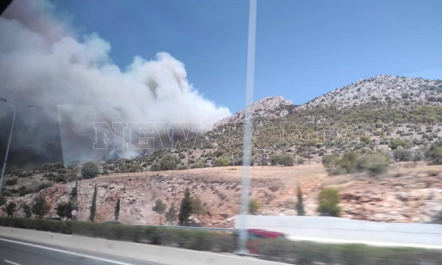 Νέα Πέραμος φωτιά