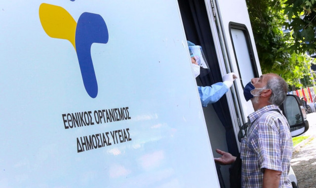ΕΟΔΥ: Στο 18,55% το ποσοστό θετικότητας του κορονοϊού στους δειγματοληπτικούς ελέγχους