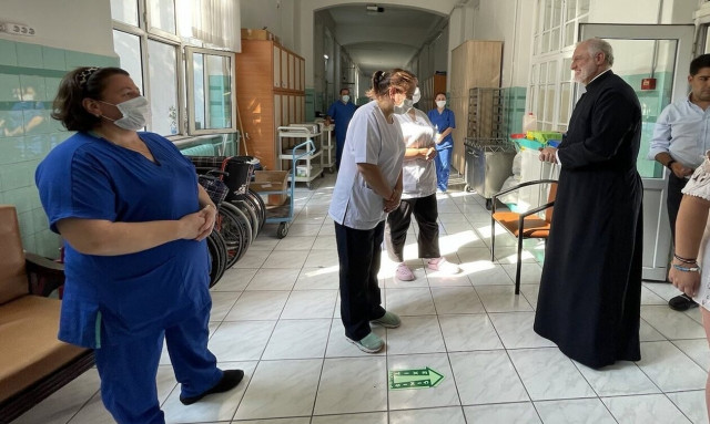 Στο ελληνικό νοσοκομείο Βαλουκλή της Κωνσταντινούπολης ο Αρχιεπίσκοπος Αμερικής Ελπιδοφόρος