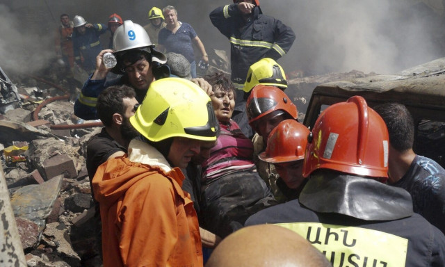 Αρμενία: Τους 5 έφθασαν οι νεκροί εξαιτίας της έκρηξης στη Γερεβάν