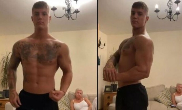 Νεαρός «σφίχτης» πόζαρε για το TikTok, αλλά η μητέρα του τον ξενέρωσε στο άψε σβήσε (vid)