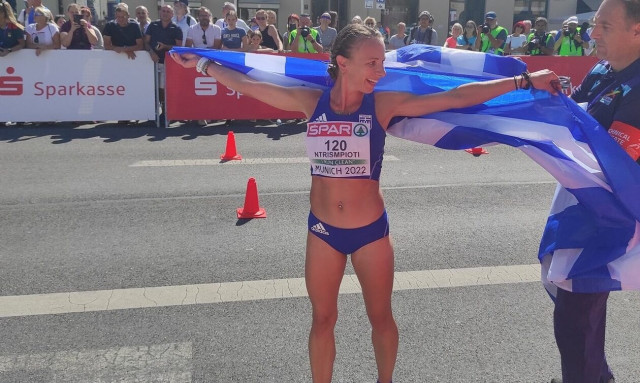 Ευρωπαϊκό πρωτάθλημα στίβου: Χρυσό στο βάδην για την Αντιγόνη Ντρισμπιώτη