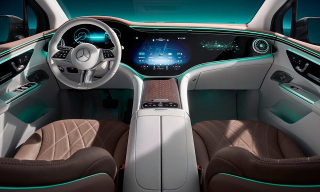 Αυτό είναι το εσωτερικό της Mercedes EQE SUV
