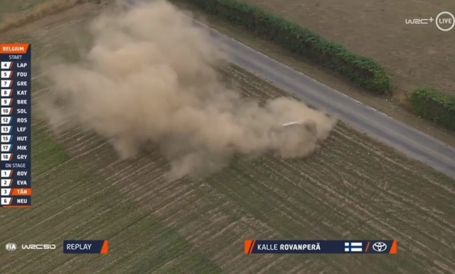 WRC: Τρομακτικό ατύχημα για τον Κάλε Ροβάνπερα – Γύριζε τούμπες το Toyota!