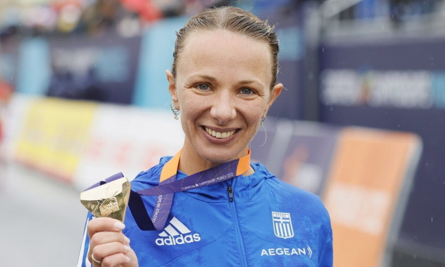 Αντιγόνη Ντρισμπιώτη: Τα δάκρυα στην απονομή, το «ευχαριστώ» στον κόσμο και η... μπύρα!