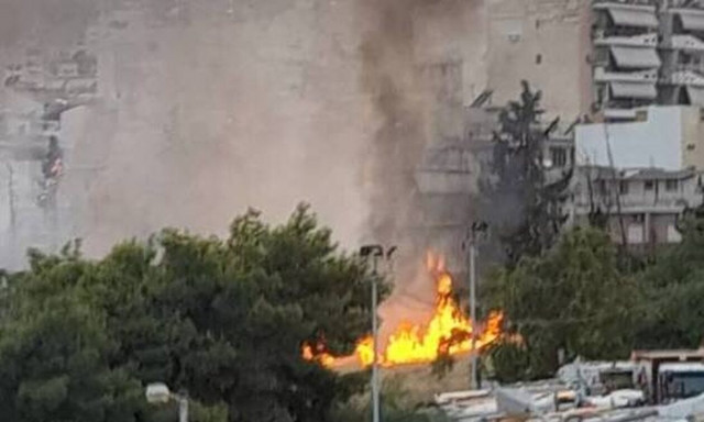 Φωτιά τώρα στη Νίκαια