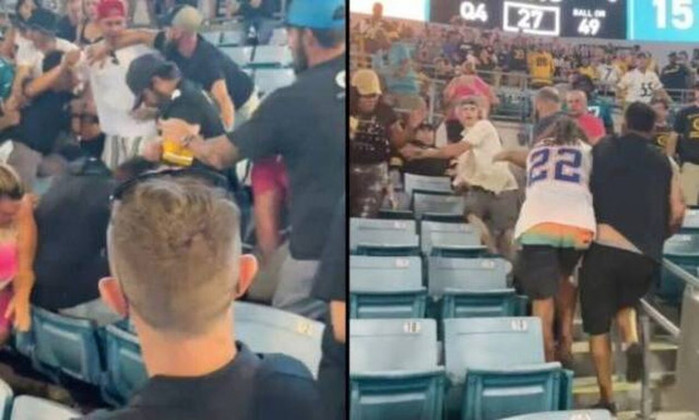 Απίστευτο ξύλο στο NFL με μπουνιές, κλωτσιές, λαβές και ιπτάμενες μπύρες